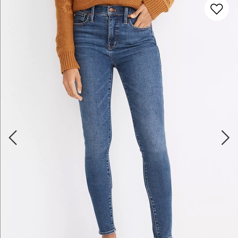 10” high rise MADEWELL JEANS.